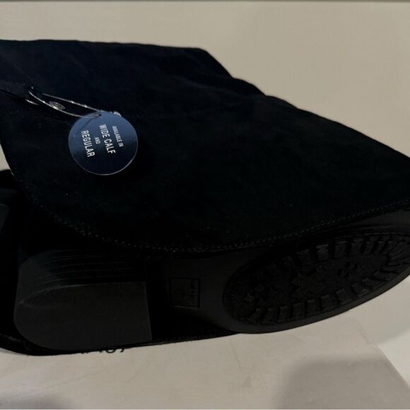 SUN STONE Womens Black Slip Resistant Allicce Round Toe Zip-Up Boots Shoes 7 WC - Picture 10 of 10